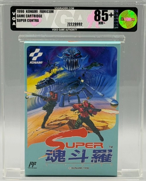 Super Contra Nintendo Famicom Sealed New VGA 85+ Graded Konami